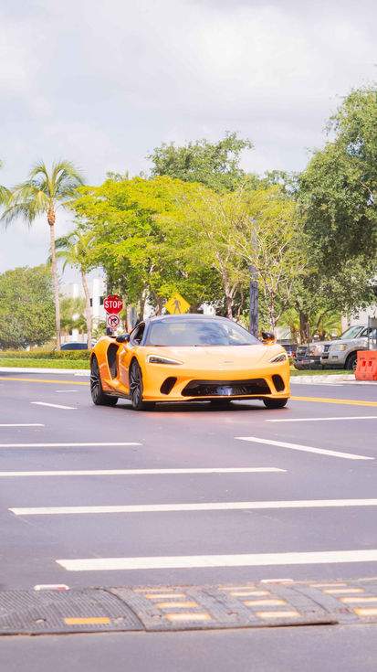 McLaren GT Leaving A Car Show