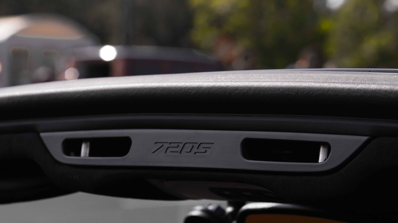 McLaren 720S Interior Badging