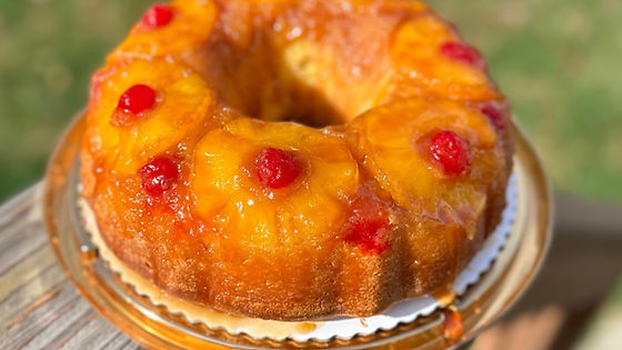 Pineapple Upside Down Pound Cake