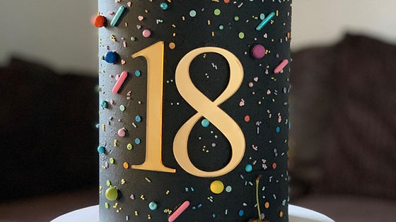 Age and Sprinkles Cake