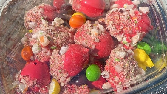 Skittles Candy Grapes