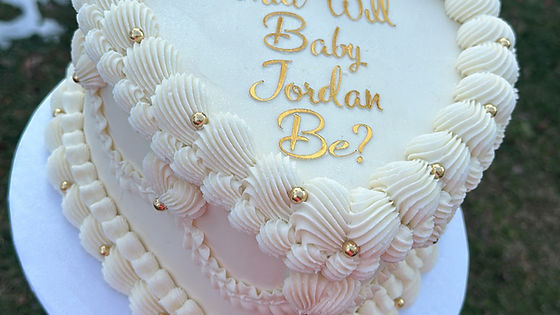 Vintage Heart Cake