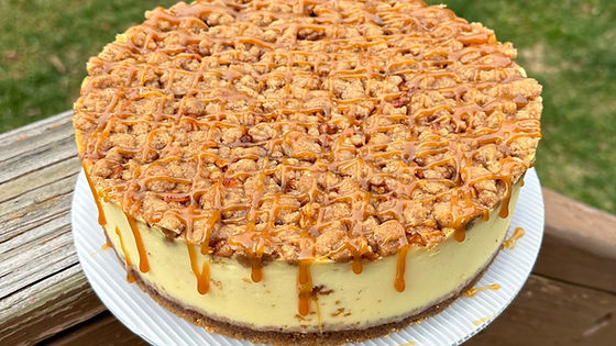 Apple Crumble Cheesecake