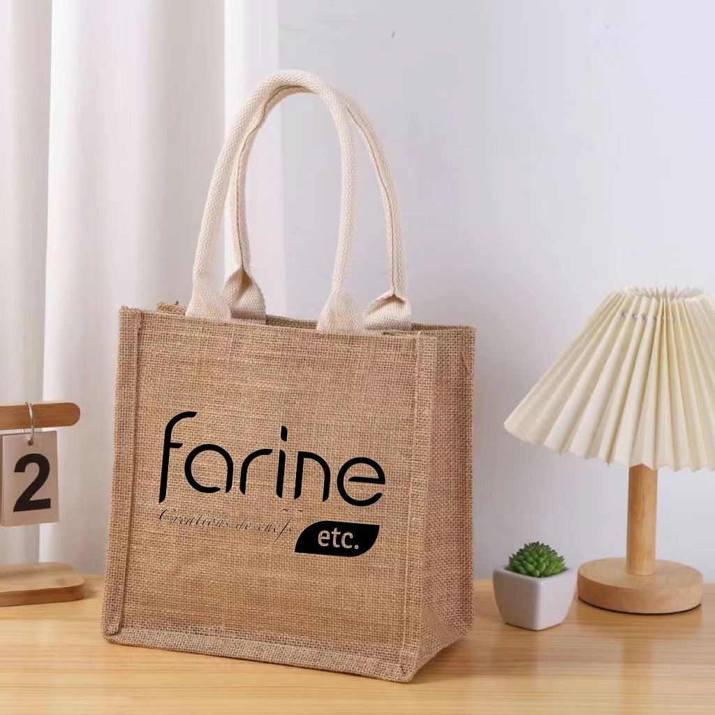 Sac cabas tissu résistant logo