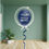 Thumbnail: Personalised bubble balloon with navy balloon inside for him, delivered by Confetti Party in Guildford