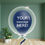 Thumbnail: Personalised bubble balloon with navy balloon inside for him, delivered by Confetti Party in Guildford