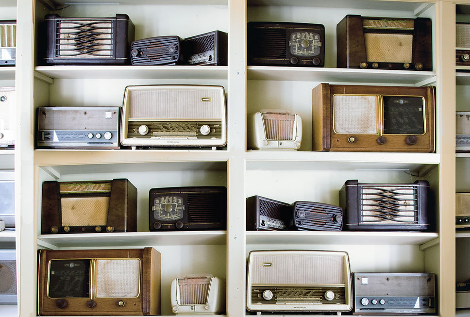 Vintage Radios Display