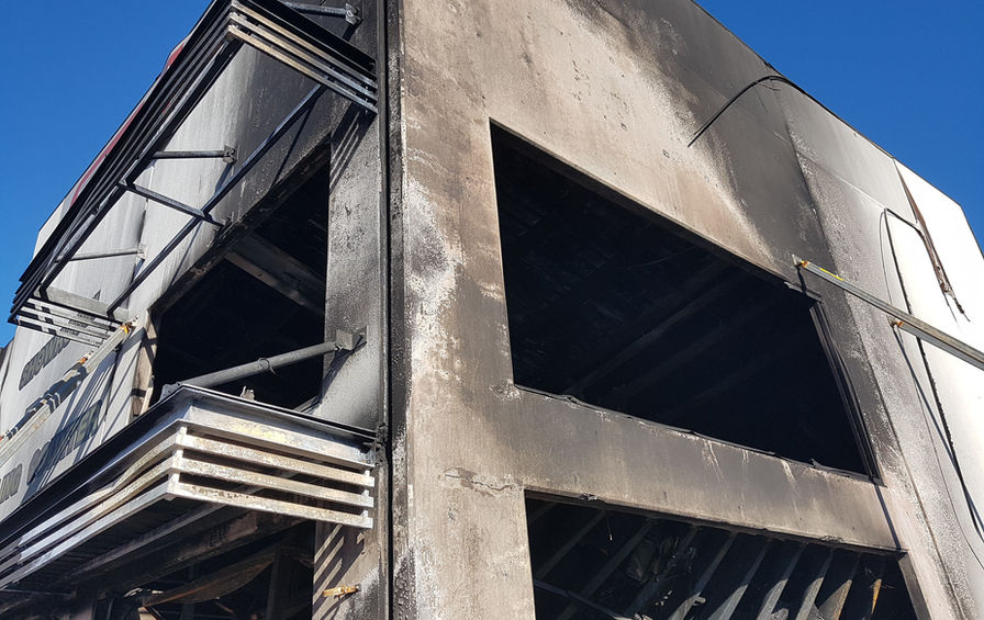 Loss adjusting insurance claim fire damage Warehouse rectification works in progress