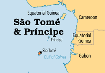 São Tomé Prìncipe Map