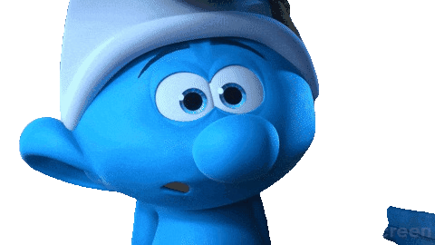 Scared-Papa-Smurf-GIF-by-Nicke-unscreen.gif