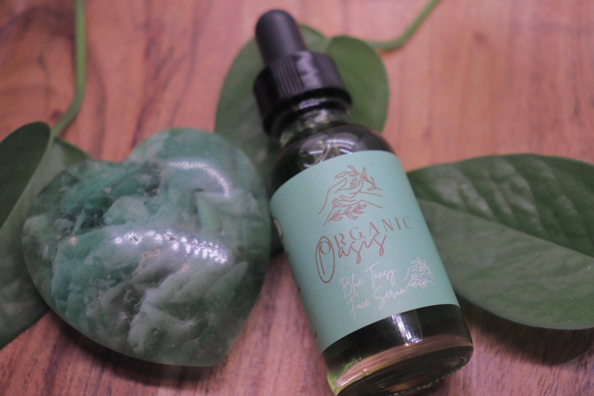 Blue Tansy & Butterfly Pea Flower Face Serum Organic Oasis Holistic Shop Wellness Shop