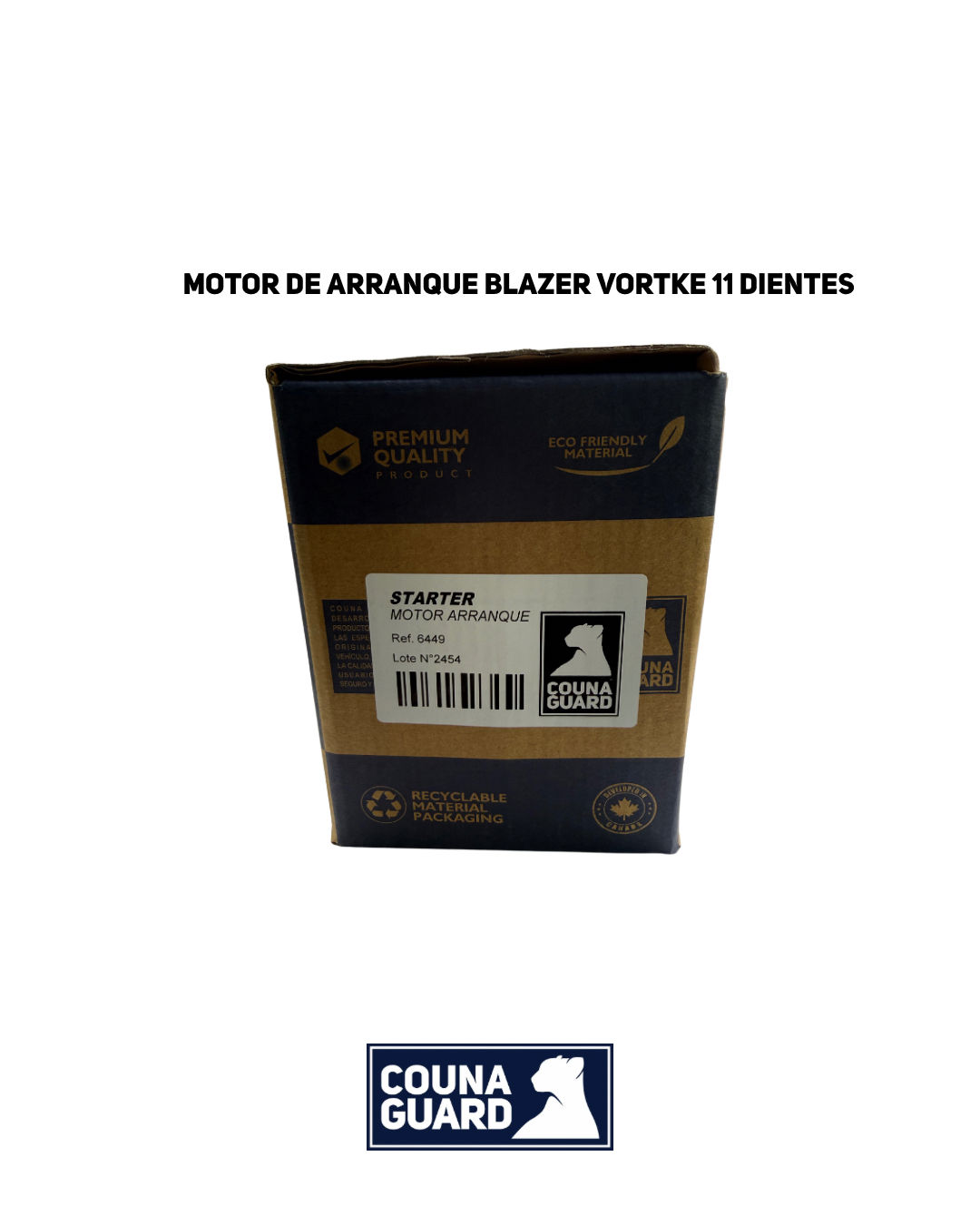 MOTOR DE ARRANQUE BLAZER VORTKE 11 DIENTES