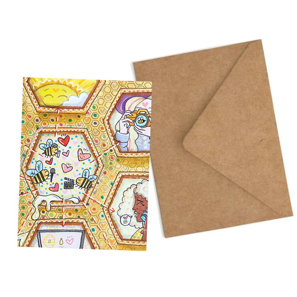Thumbnail: "Apart Together" Greeting Card - WHOLESALE