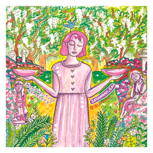 "Bonaventure Bird Girl" 18Loves Art