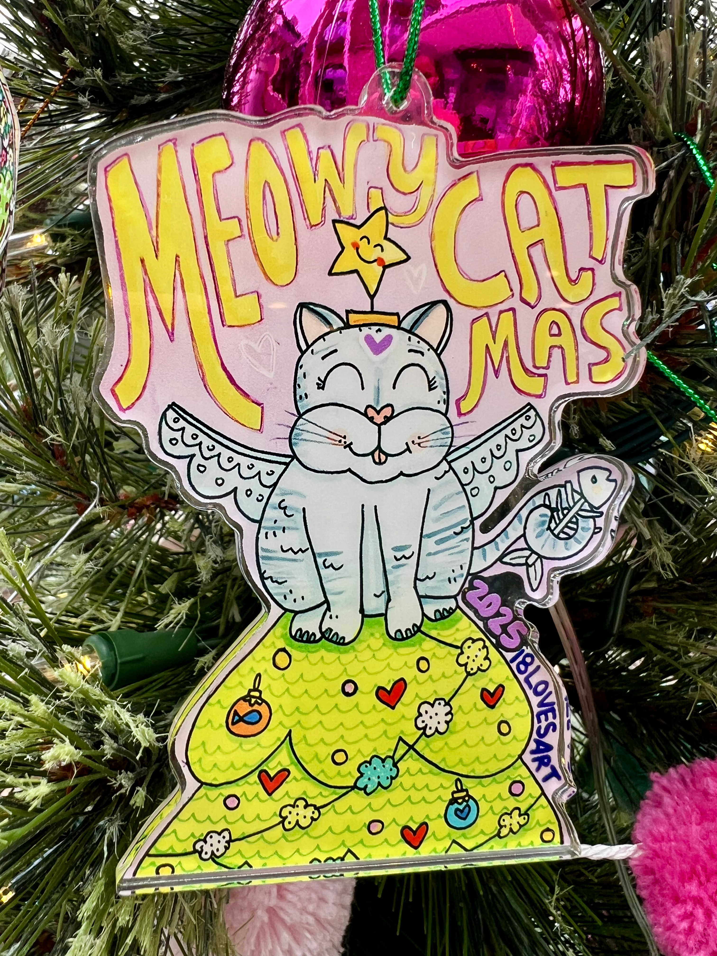“Meowy Catmas” Ornament