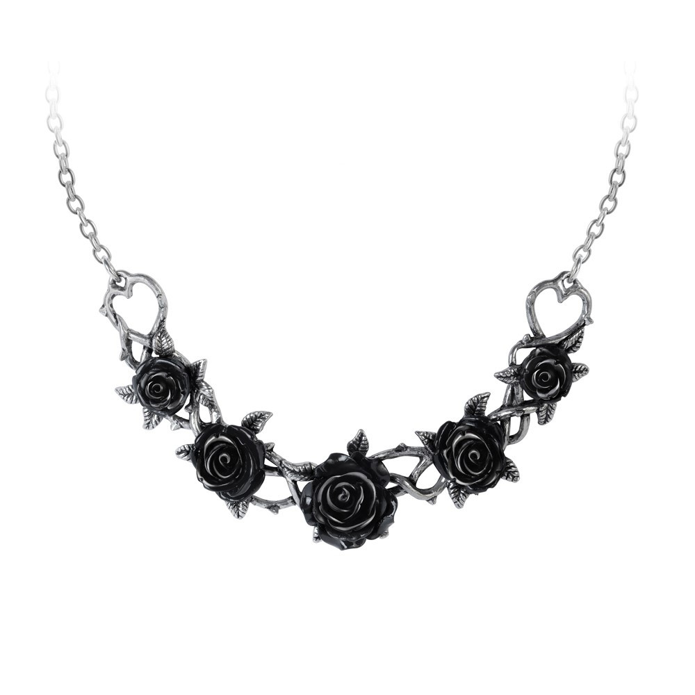 A grave but beautiful garland of arcane mystique.