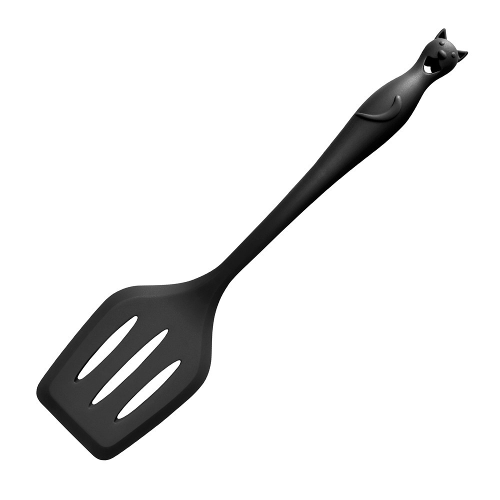 Your meals will be cooked to purrfection with these purrfect 'Cat's Kitchen' Kitchen Utensils! Soft non-toxic, silicone utensils which work effectively and will protect your cookware.