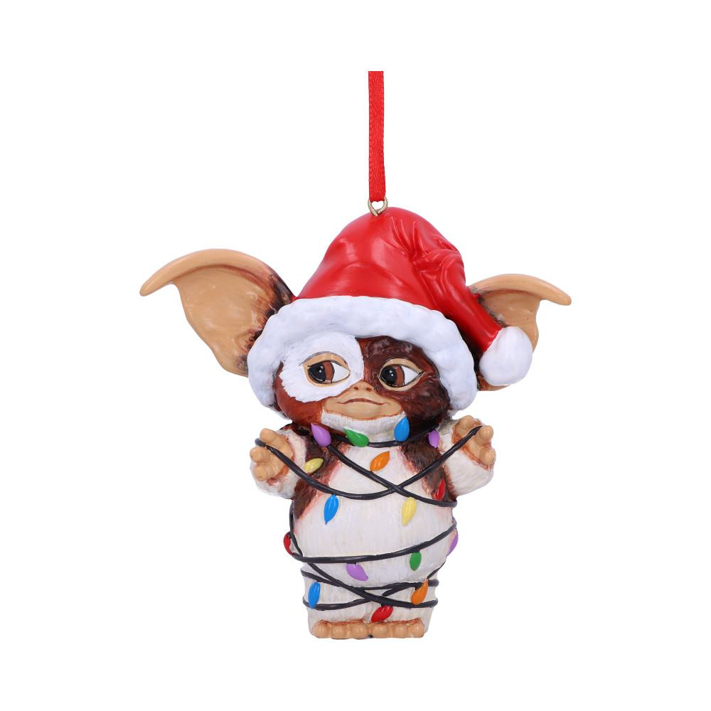 Gizmo and the Gremlins have taken Nemesis Now by storm! Here we see an innocent Gizmo tangled up in brightly coloured fairy lights, those mischievous Gremlins must’ve been playing games again! Ready to take up residence in a new home with a Santa hat placed on his head, this Gizmo is cast in the finest resin before being hand-painted and will become your most treasured festive ornament.
