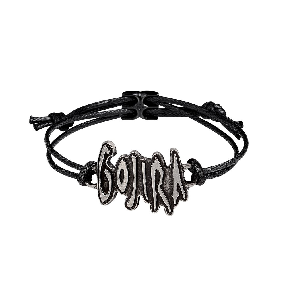 Show your allegiance to one of modern metal's most influential bands with this official Gojira bracelet. Featuring the unmistakable Gojira logo hand cast in fine English pewter, this adjustable bracelet combines understated style with powerful musical identity. Mounted on a comfortable black cord fastening, it offers an everyday way for fans to carry a symbol of the band's progressive spirit and uncompromising creativity. Handmade in England, this officially licensed piece celebrates the enduring impact of Gojira while delivering the quality craftsmanship synonymous with Alchemy. Key Features • Officially licensed Gojira merchandise • Features the iconic Gojira logo • Handmade in fine English pewter • Designed and crafted in England • Adjustable black cord bracelet • Lightweight and comfortable for everyday wear • Perfect for fans of metal music and alternative style