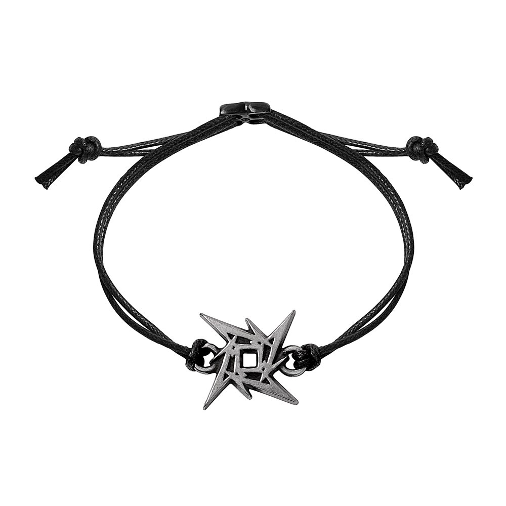 Developed by James Hetfield and first appearing on the rear of the 1996 "Load" album sleeve, this has since become the classic icon of the band. The design is a clever symbol made by combining four letter "M"s off Metallica's original 1983 logo.