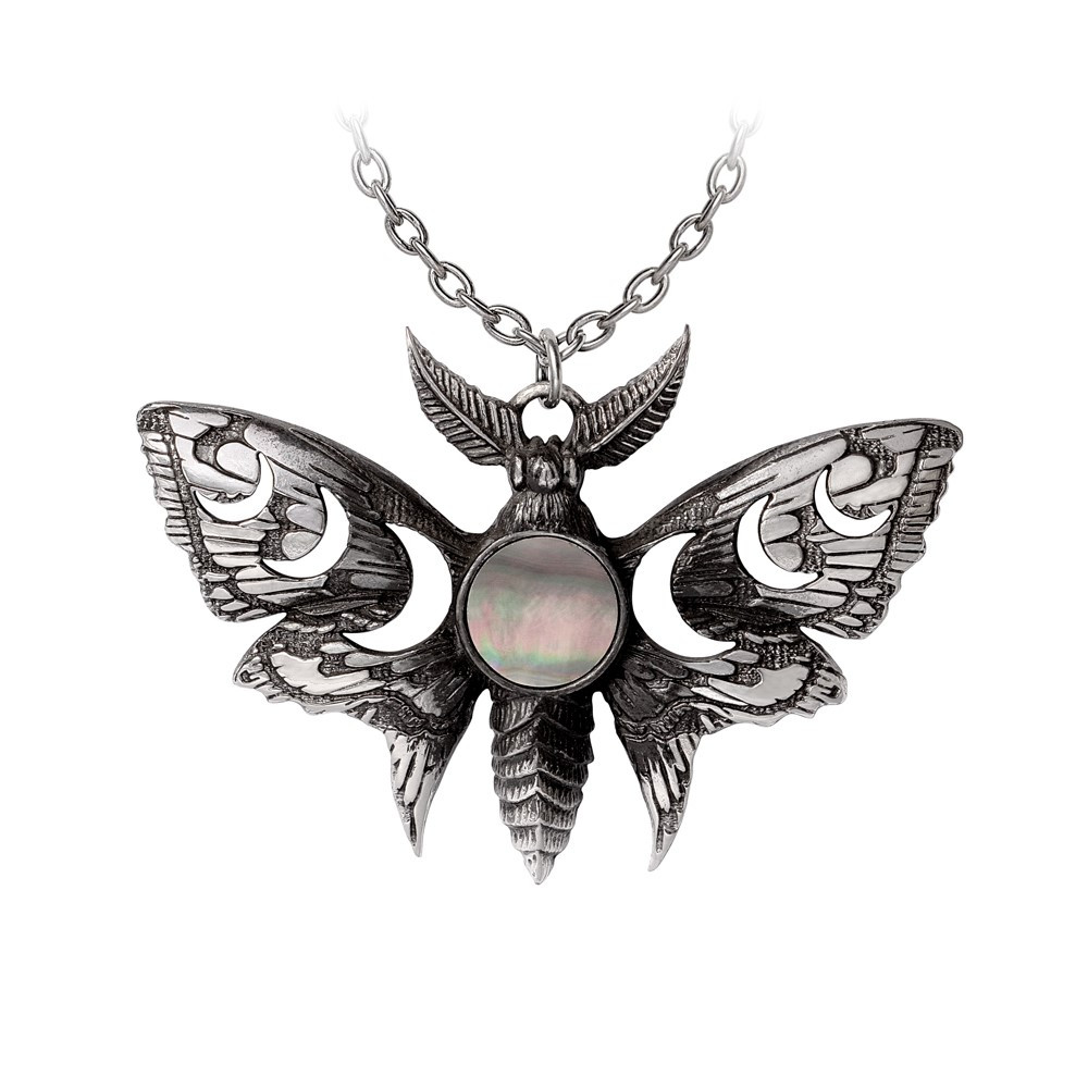 This actias, nocturnal and most rare of species, bears markings uncannily akin to the lunation of our influential moon.