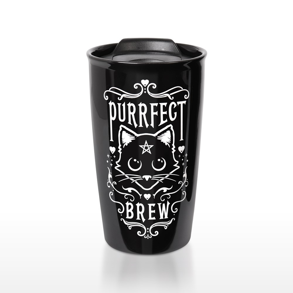 These incredible travel mugs actually work! Made from the highest quality ceramic material and double walled to insulate. These travel mugs keep your drinks hot or cold for longer than you will believe. Show the world your own unique style when on the go! These extraordinary travel mugs form part of the exciting Home & Gift Collection by Alchemy.