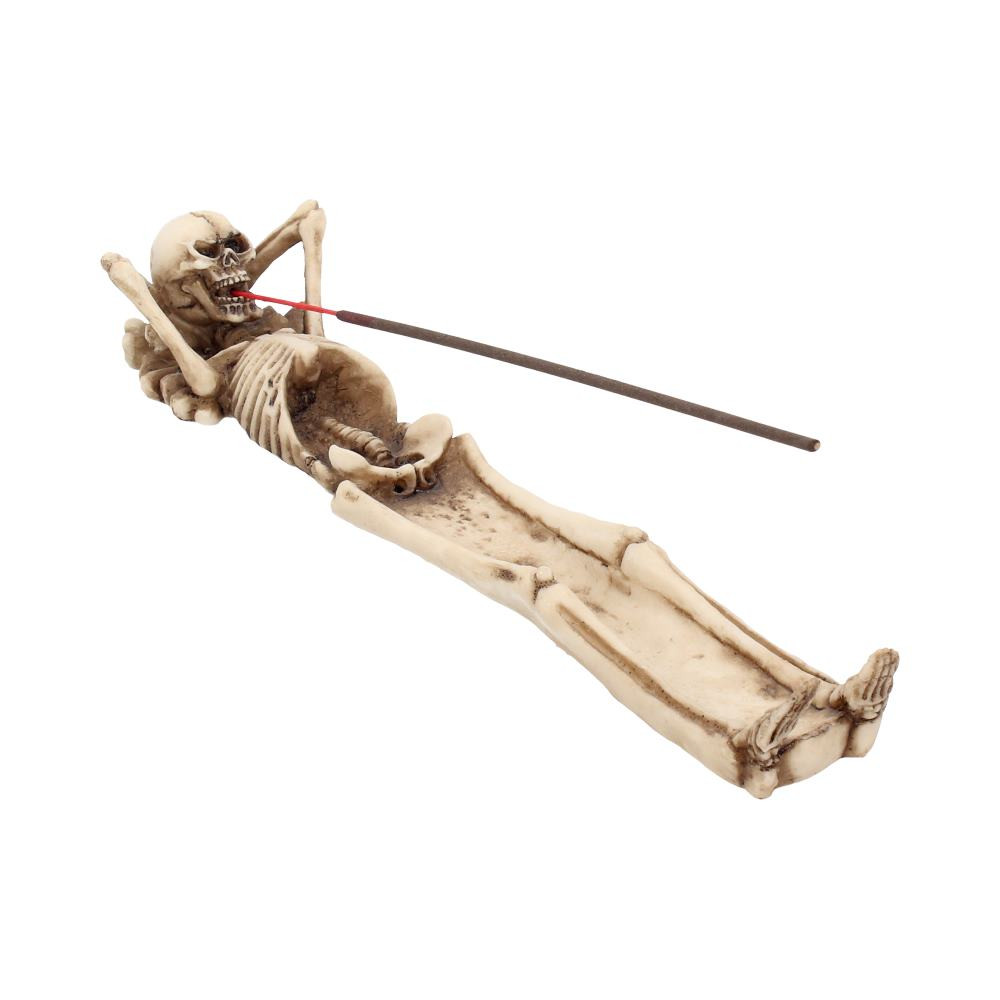 Liven up any shelf with these three wise Reapers! Sitting on their own rocky mounds, these three Reapers sit staring straight ahead. They embody the ancient Confucian wisdom of 'See no evil, hear no evil, speak no evil' with one covering their empty eye sockets with skeletal hands, one covering their ear holes, and one covering their grinning skeletal mouth. Cast in the finest resin before being painstakingly hand-painted, this skeletal trio is a great reminder of wisdom that goes beyond the grave.