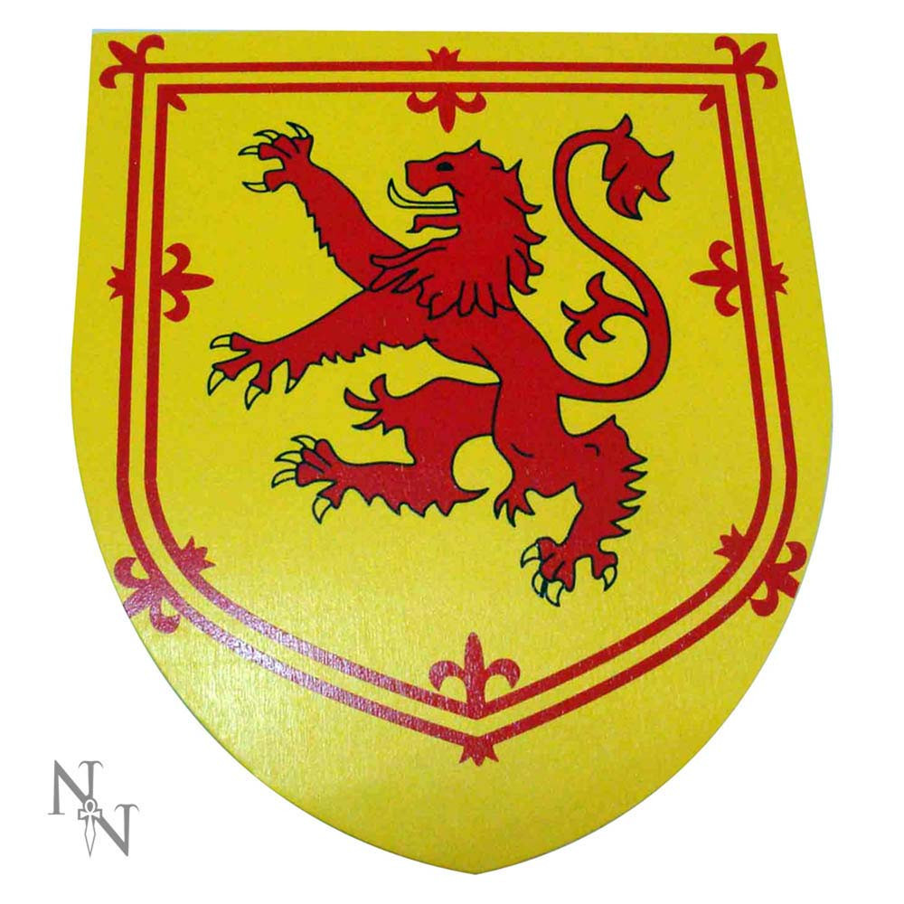 Decorated with a Lion Rampant, this wooden shield will open up a child's imagination to a whole world of history! Teach them about days gone by, about the battles we've won and lost, while engaging their brain with play and recreations!