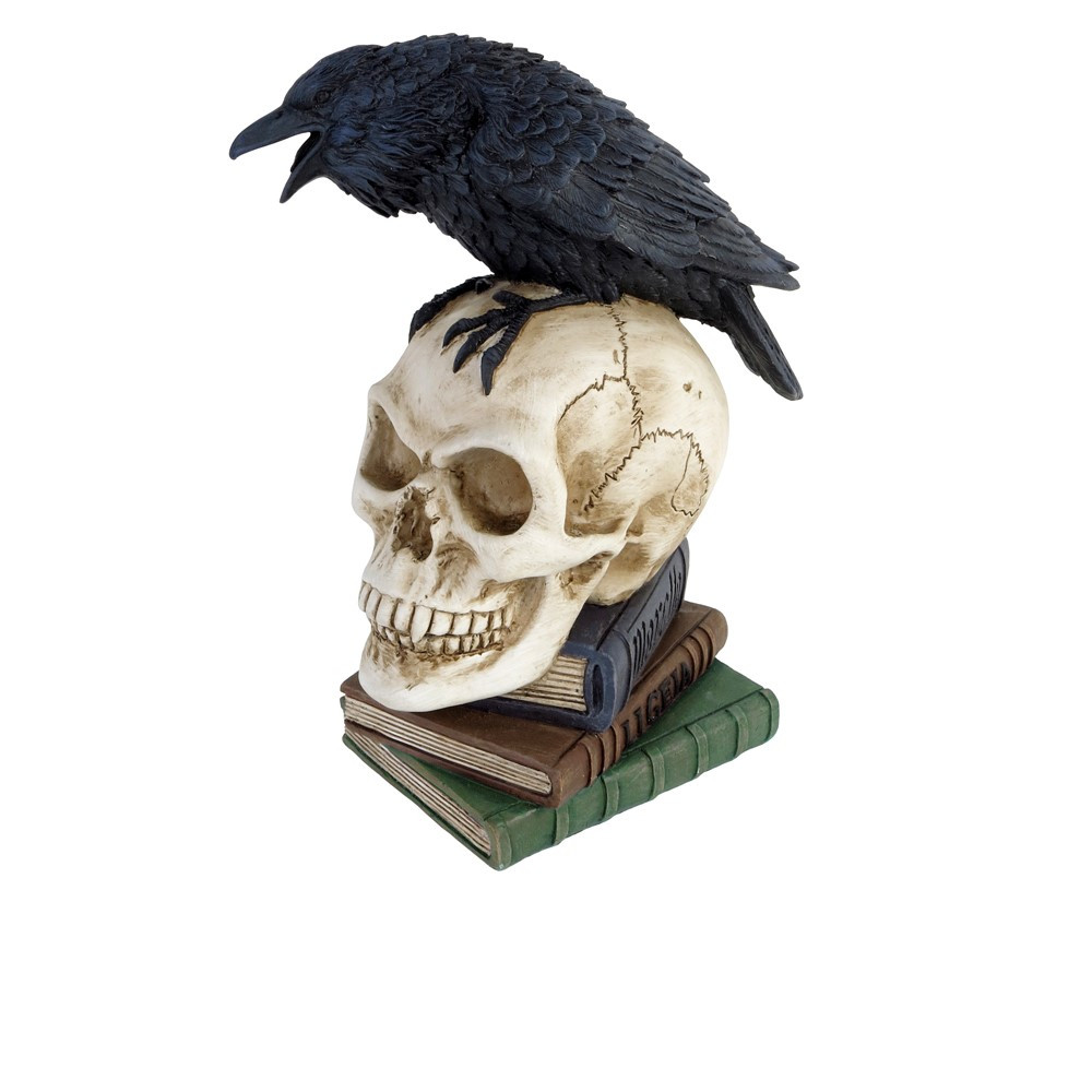 Inspiring Edgar Allan Poe, Master of the Macabre to give poetic voice to the Raven, "NEVERMORE".