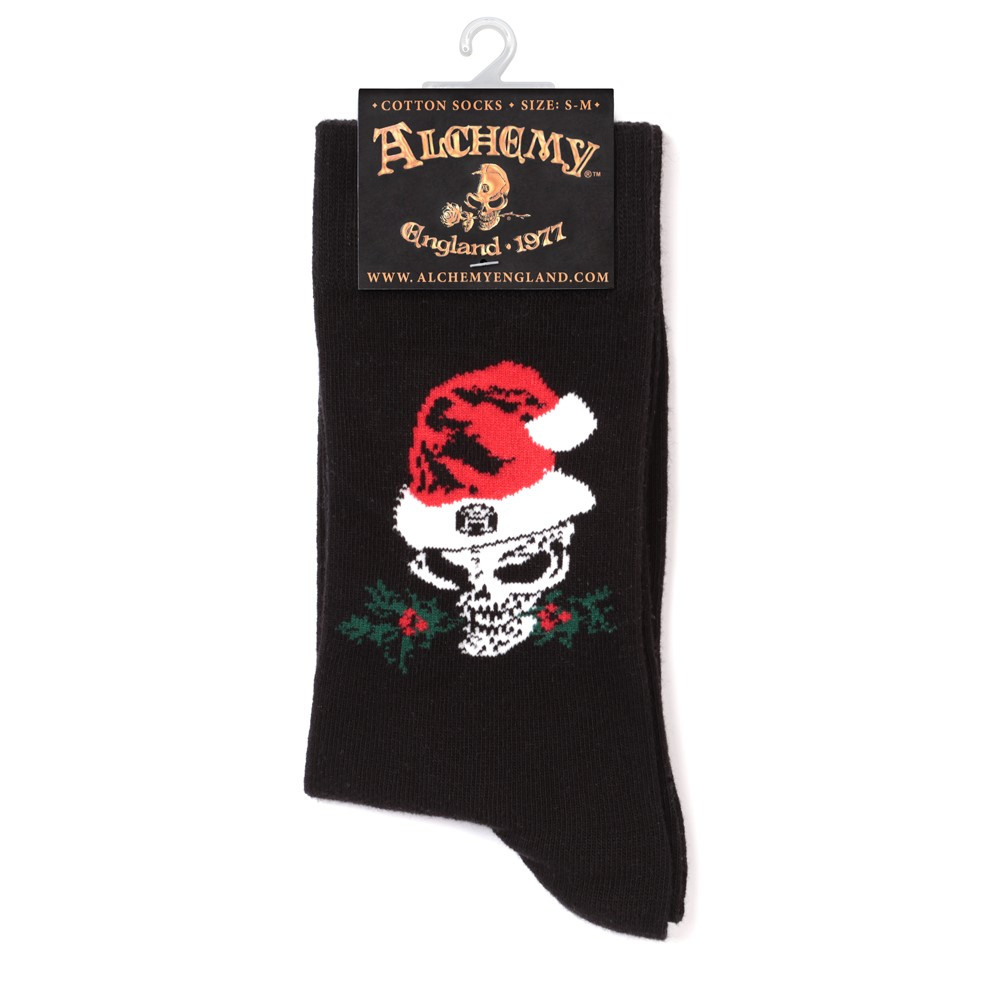 The original Alchemy logo with a festive twist, features on these fantastic, festive socks! - Order yours today as they're not here to stay!