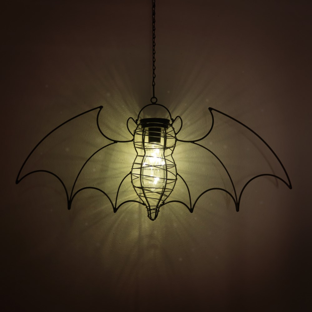 Add your favourite creature of the night to your garden and illuminate for all to see! This solar Bat LED light will be the perfect addition to your home or garden.