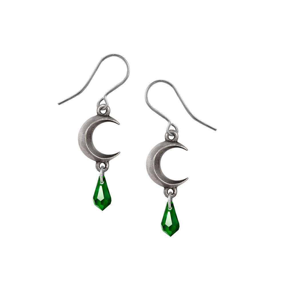 The wax and wane of tidal magic moving unseen through our deepest desires and fears as the Goddesses' tears cleave the night asunder. The green tear - prosperity, blessings and abundance.