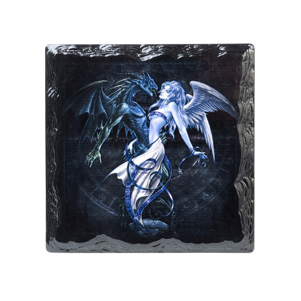 The classic 'Chemical Wedding' art work is now depicted on a beautiful slate style coaster. This coaster is the perfect place to rest your favourite tipple or just as a decorative piece for your abode!