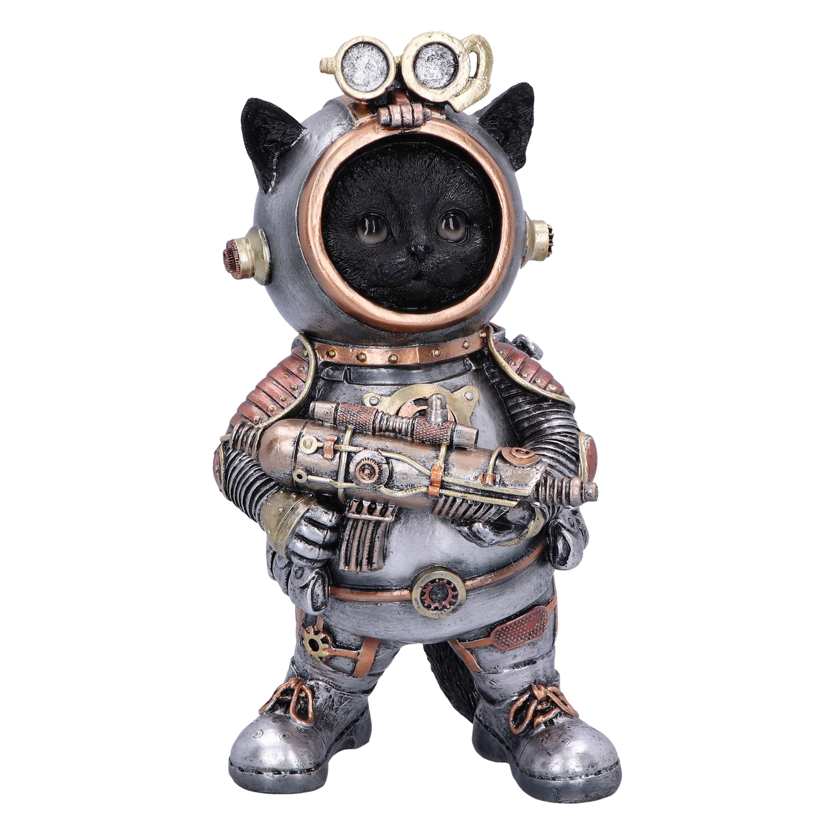 Keywords: cat, tack, 23cm, Cats, Figurines Medium (15-29cm), Steampunk, cat figurine.