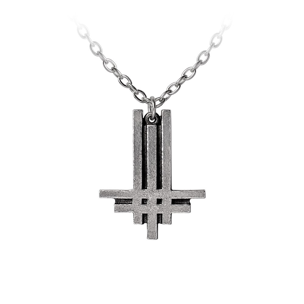 Featuring the iconic inverted triple Truimviratus cross from Behemoth's 2022 12th studio album 'Opvs Contra Natvram'