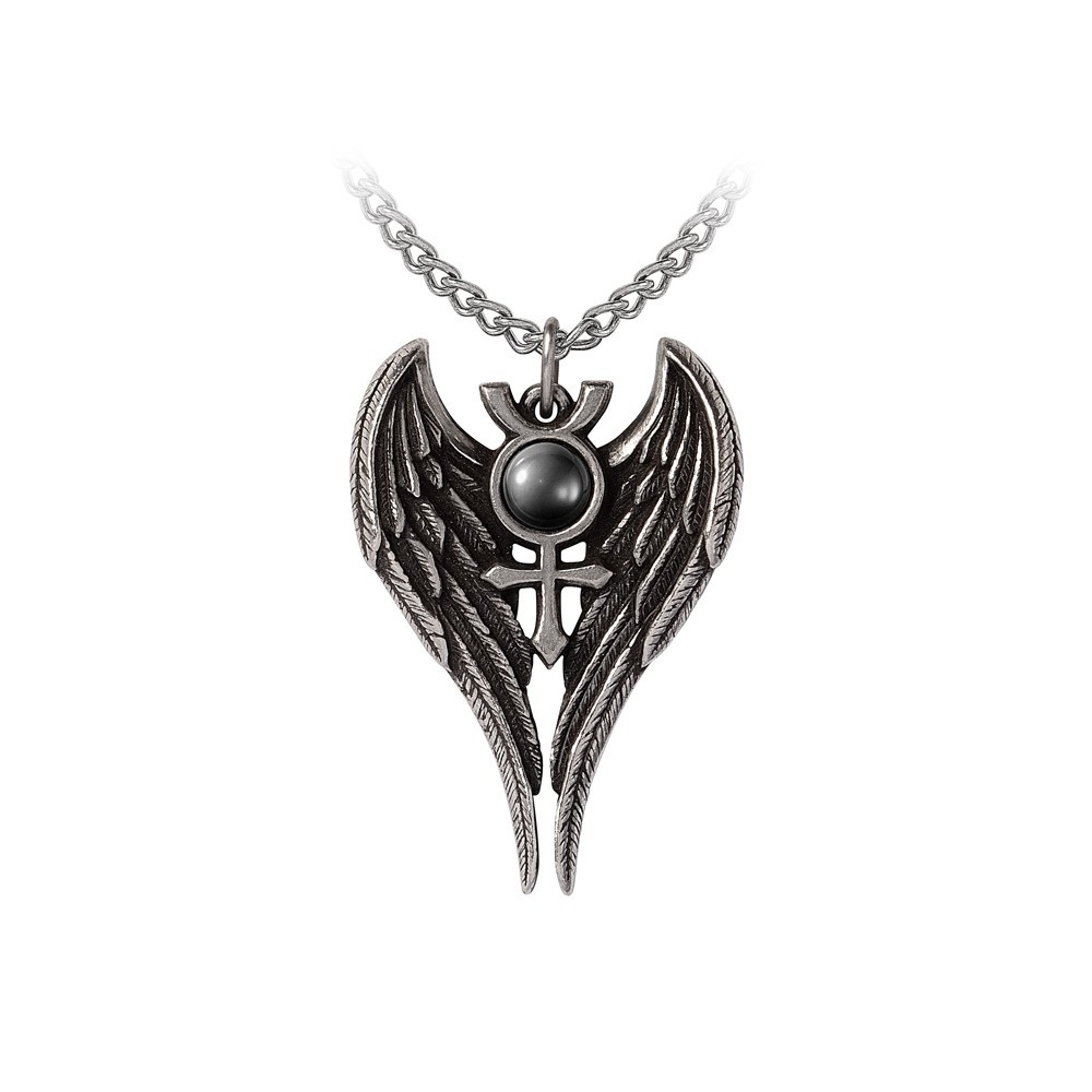 Raphael, Archangel of Mercury the planet of divine communication. He is the ruler of the air and his domain is the east. He presides over the Vernal Equinox, which is the source of rebirth and spring. To the wise he is Azoth or quicksilver, a key element in the quest for alchemical quintessence.