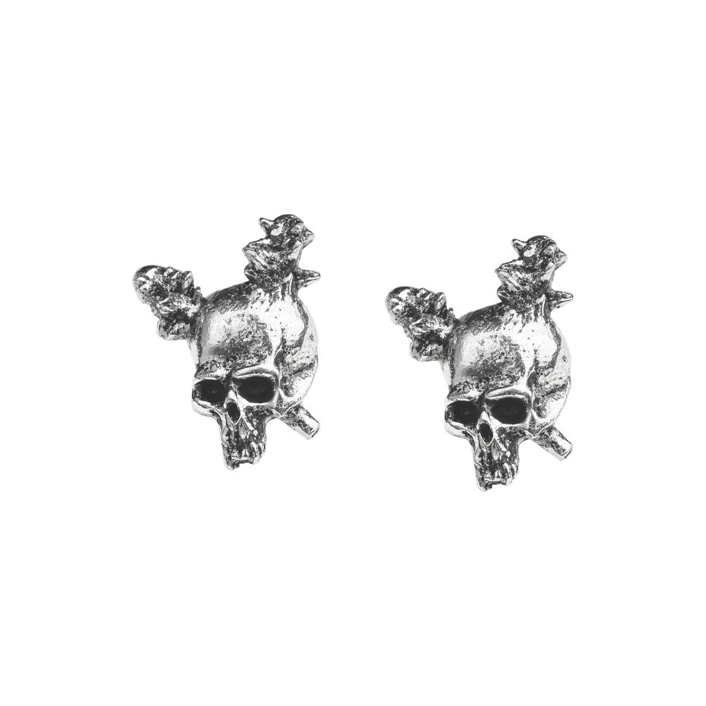The classic artwork of metal/punk/skate artist, Pushead, commissioned by Metallica for their official tour-shirts and merch, including Alchemy pins and pendants, for their "Damage Inc." tour of 1986.