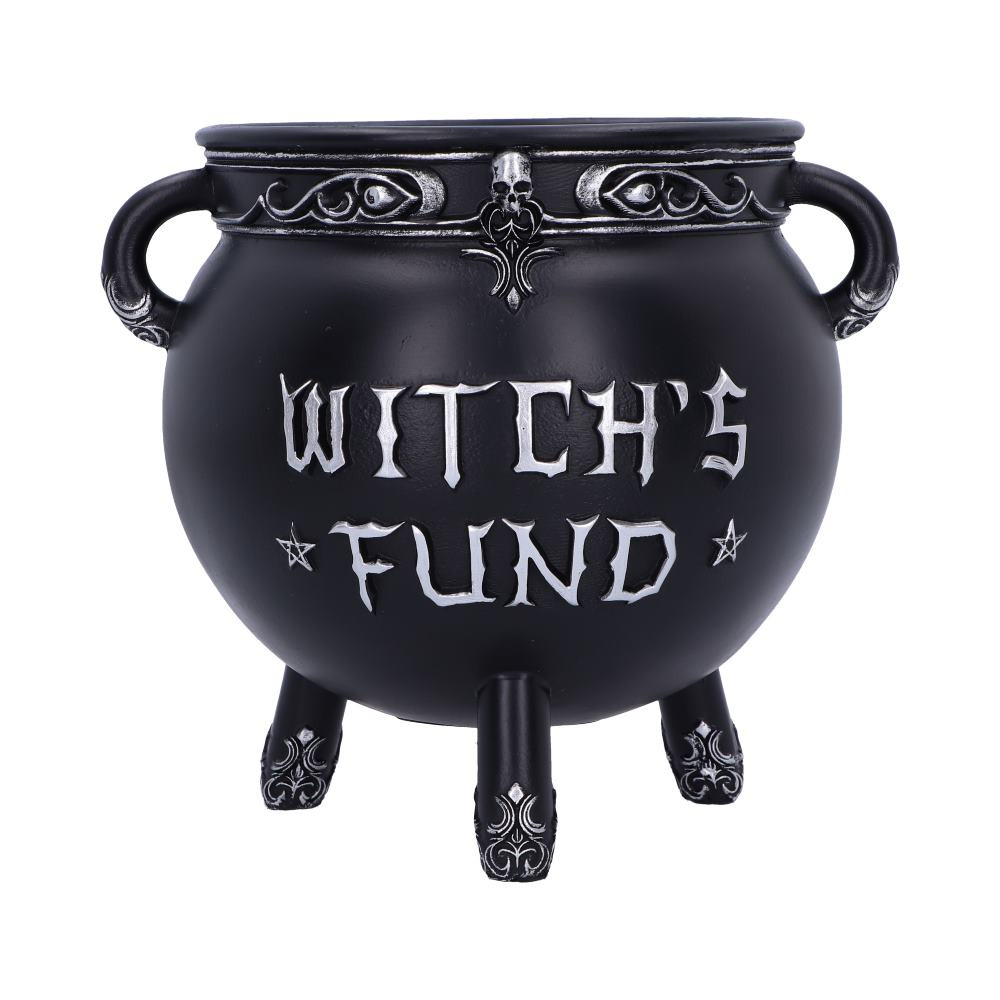 Unlock the enchantment of saving with this captivating Witch's Fund money box. This delightful money box will whisk you away to a realm of magic and wonder every time you drop a coin inside. Cast in the finest resin before being expertly hand-painted, whether you're saving for a grand adventure, a special occasion, or simply to build your fortune, this Witch's Fund money box is your ticket to a more exciting and mystical saving experience.