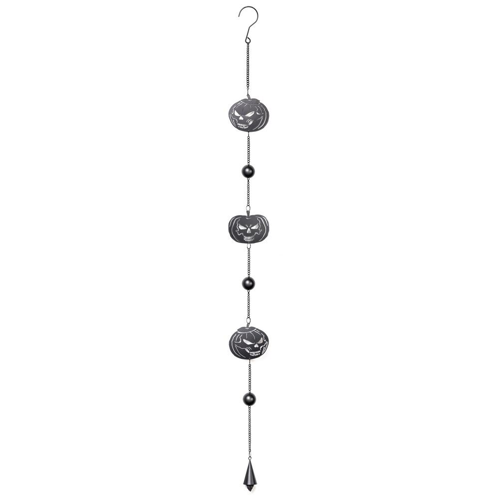 Add a bit of spookiness to any domicile with this jack-o-lantern pumpkin wind chime / hanging decoration. Add your own unique style to any room, home or garden with these Alchemy designed hanging decorations/ wind chimes. We have designs to suit every alternative taste.