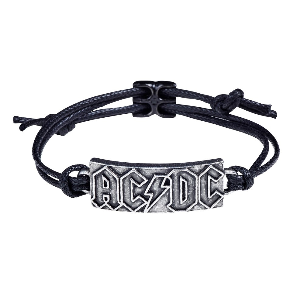 Taken from the cover of AC/DC's 1977 "Let There Be Rock" album and designed by Gerard Huerta, this Gutenberg-inspired lightning bolt logo later became the permanent symbol of the band.