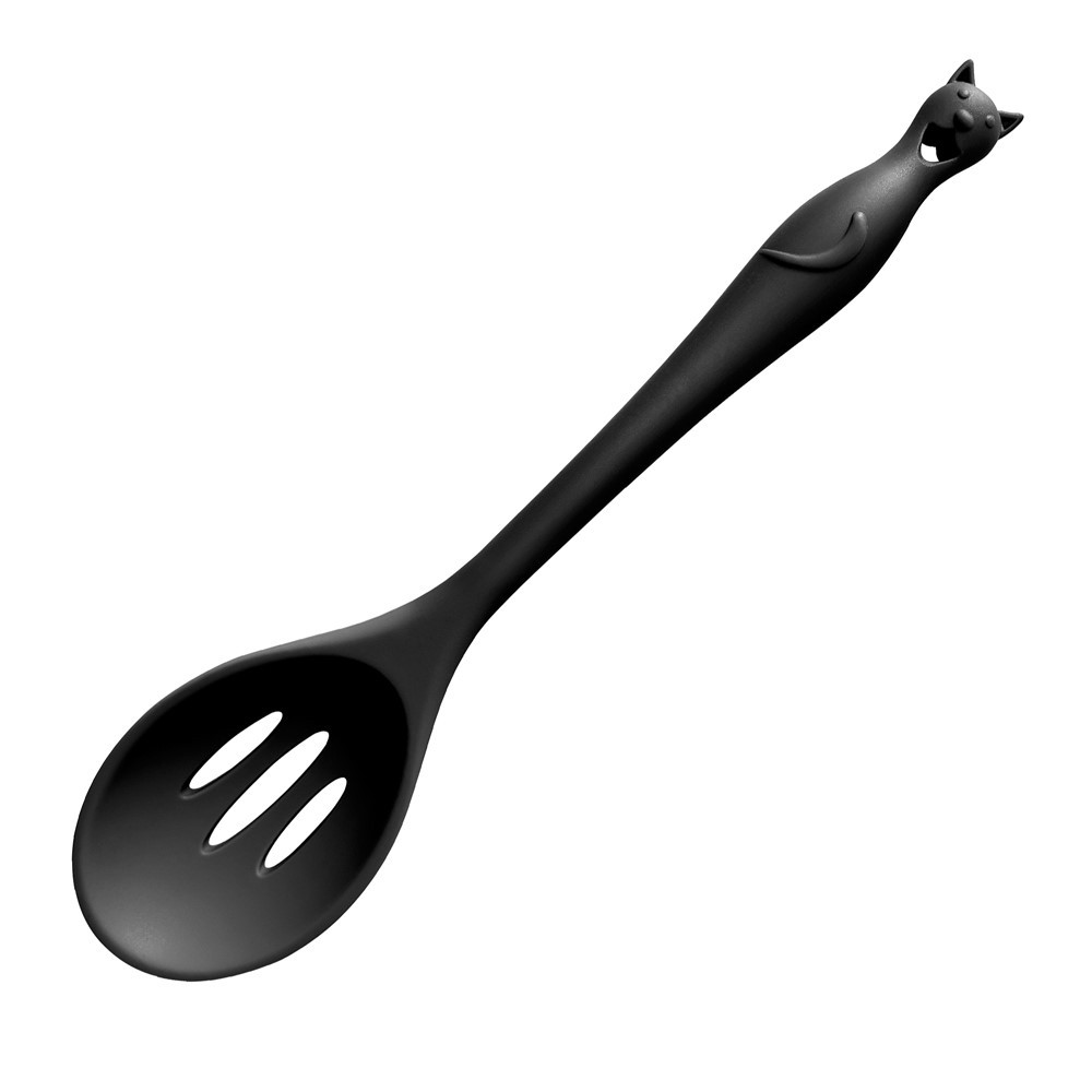 Your meals will be cooked to purrfection with these purrfect 'Cat's Kitchen' Kitchen Utensils! Soft non-toxic, silicone utensils which work effectively and will protect your cookware.