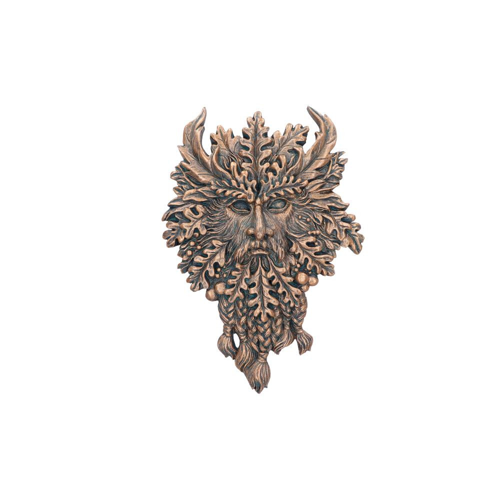 Show your love for ancient shepherds of the forest with this Spirit of the Ents wall plaque. His face engulfed with layers of fresh leaves; he stares ahead with no expression. Cast in the finest resin before being finished in bronze, this piece will bring nature, magic and mystery into any home.