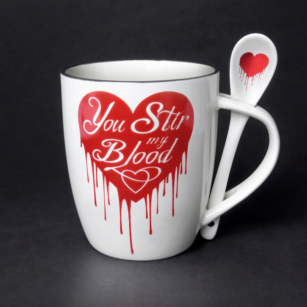 Cause a stir with these incredible mug and spoon gift sets! Perfect for that tea or coffee loving friend! Or maybe a little treat just for you, it will truly serve you a fiendishly good brew! This extraordinary mug and spoon set forms part of the exciting Home & Gift Collection by Alchemy.