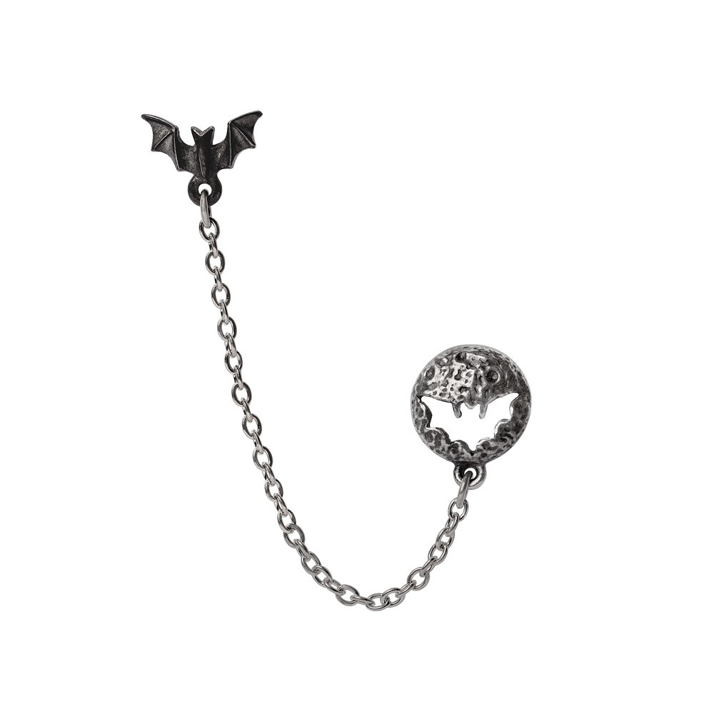 Luna, the goddess and spirit of the moon, rises from the fonte noctis, the source and essence of the night.