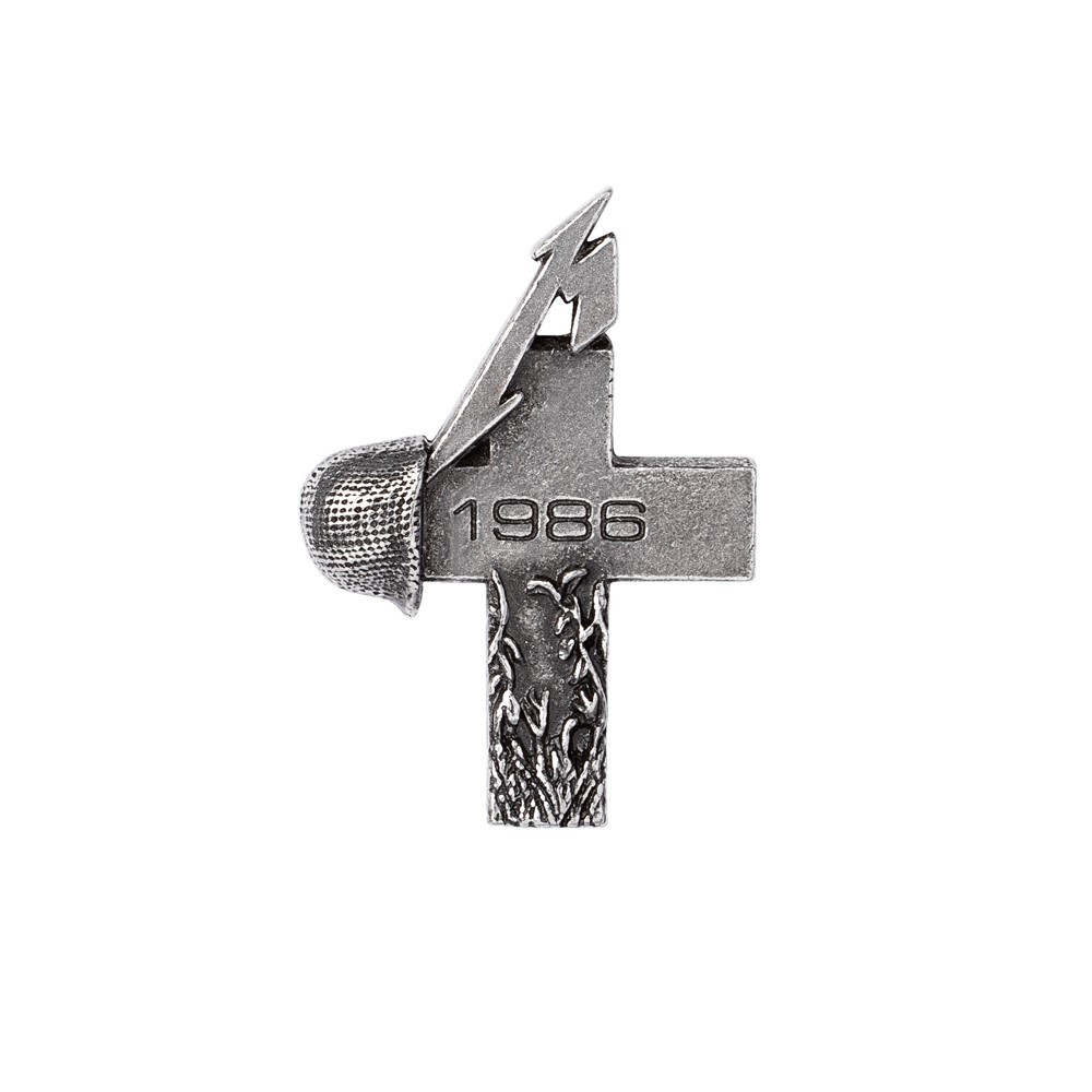 Pay tribute to one of the greatest metal albums of all time with this Metallica 'Master of Puppets' pin badge, handcrafted in solid pewter. Featuring the iconic artwork inspired by the legendary 1986 album, this collectible pin is a must-have for any true Metallica fan. Each piece is meticulously handmade, capturing the power and detail of the Master of Puppets imagery in a bold, wearable form. Whether you're rocking out at a show or upgrading your battle vest, this Metallica pewter pin adds serious heavy metal cred. • Inspired by Metallica's iconic 'Master of Puppets' album cover • Handcrafted from high-quality pewter - built for durability and style • Great gift for collectors, fans, and metalheads • Perfect for jackets, vests, hats, or display • Official licenced merchandise Show your allegiance to thrash royalty with this unique, hand-forged Metallica pin badge. Where metal meets craftsmanship.