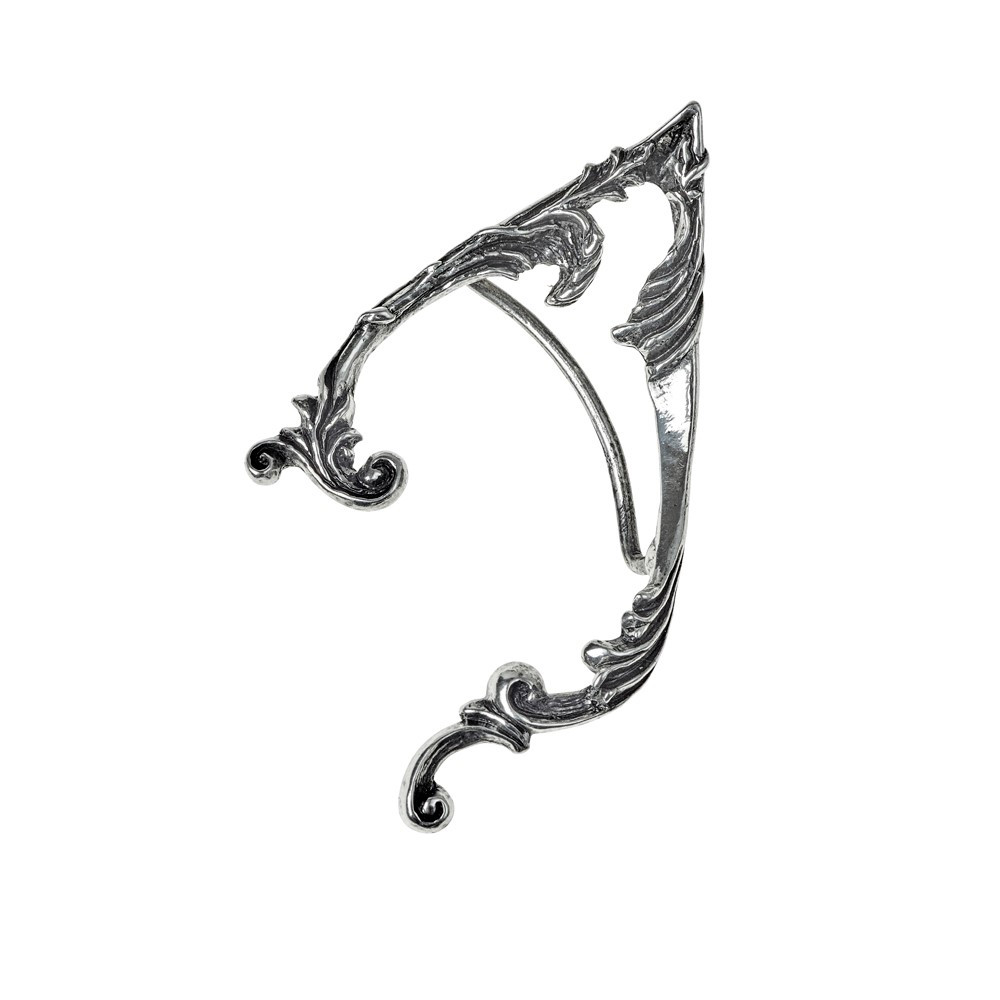 An elf's ear of swirling, Victorian, verdant flourishes.