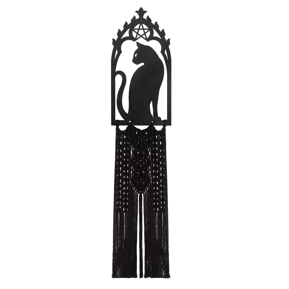 A feline sentinal to watch over your unquiet slumbers as you pass into the haunted lands beyond the waking world.