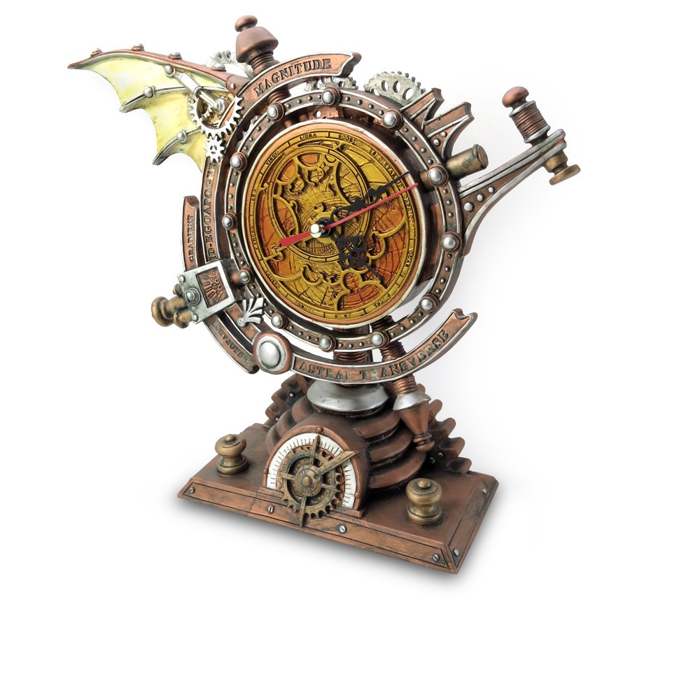 Professor Stormgrave's patent celestial chronometer, mapping the forces that govern the passing of eternity.