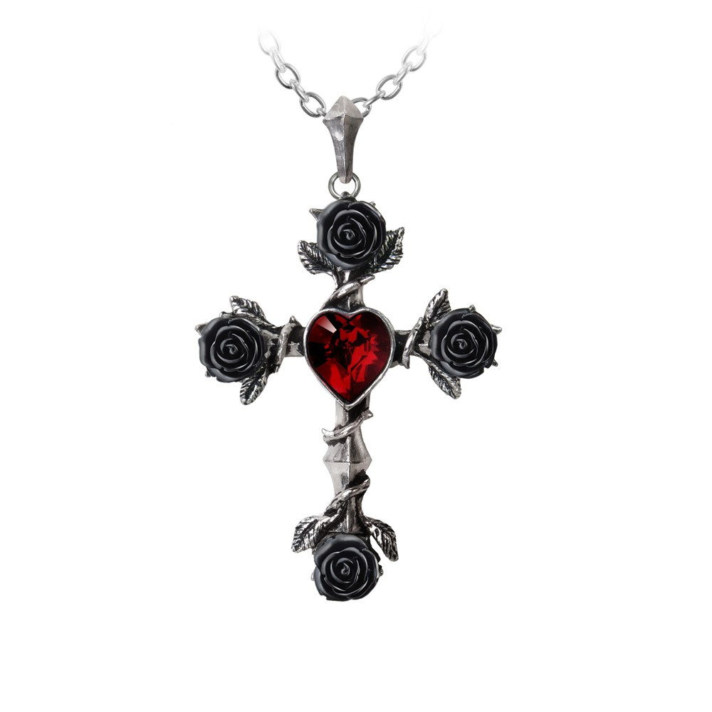 The tangled cross of deep devotion, passion and eternal mystery.