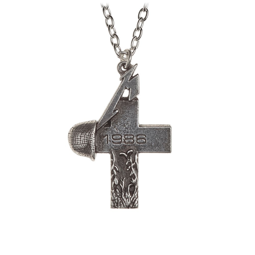 Specially adapted for Metallica's 30th Anniversary, this official commemorative cross is taken from the cover design of their illustrious 1986 album, "Master Of Puppets".